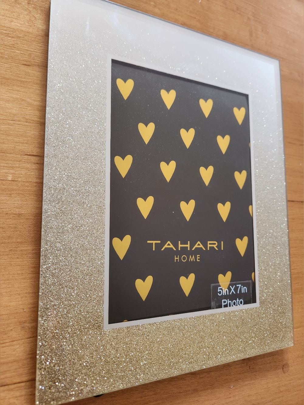 Tahari Sparkle Photo Frame - Silver Glitter